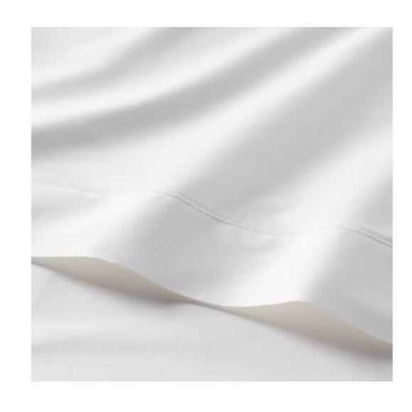 Casaluna LINEN Blend Full Size Sheet Set off white - Picture 1 of 6